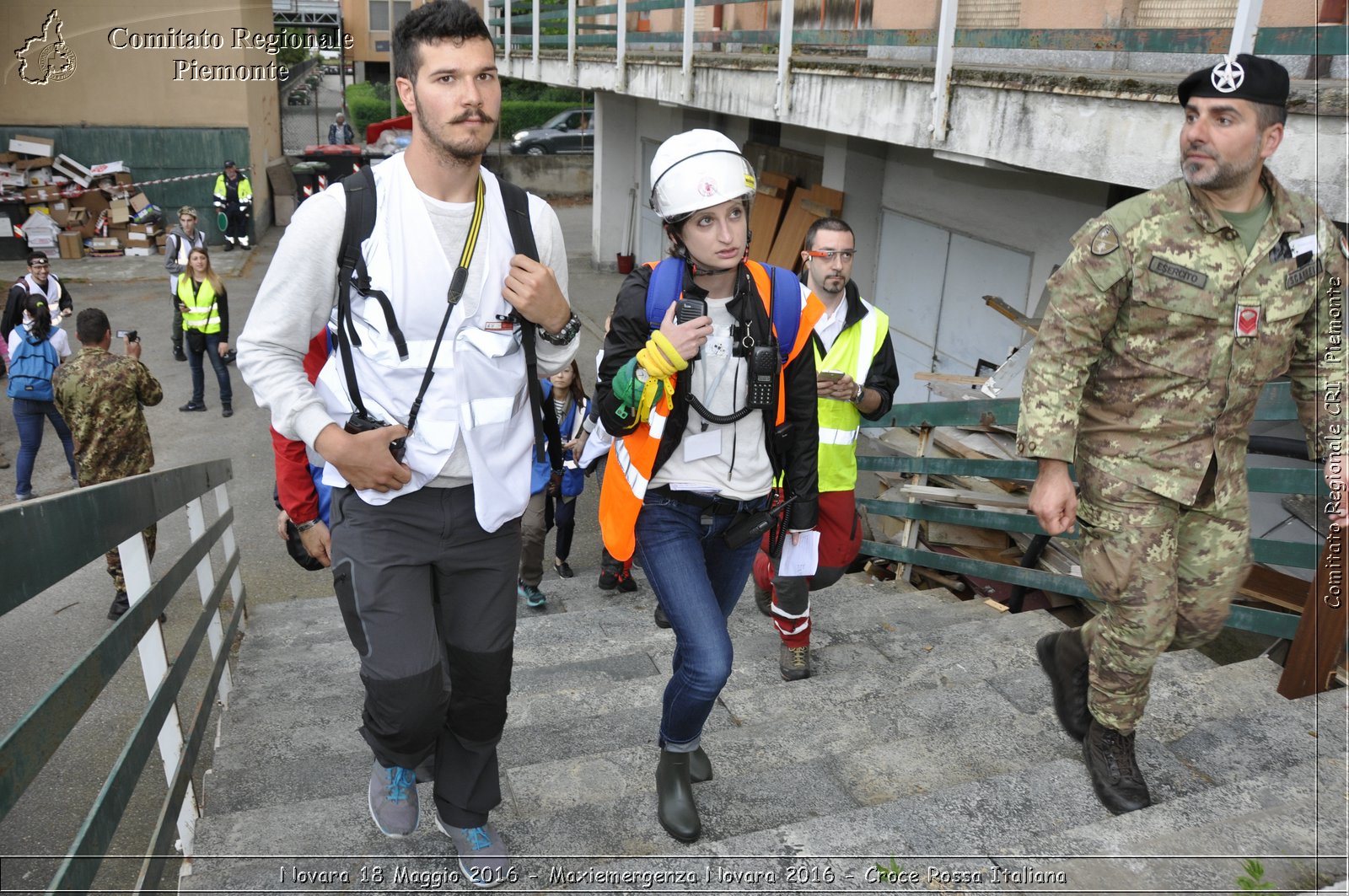 Novara 18 Maggio 2016 - Maxiemergenza Novara 2016 - Croce Rossa Italiana- Comitato Regionale del Piemonte