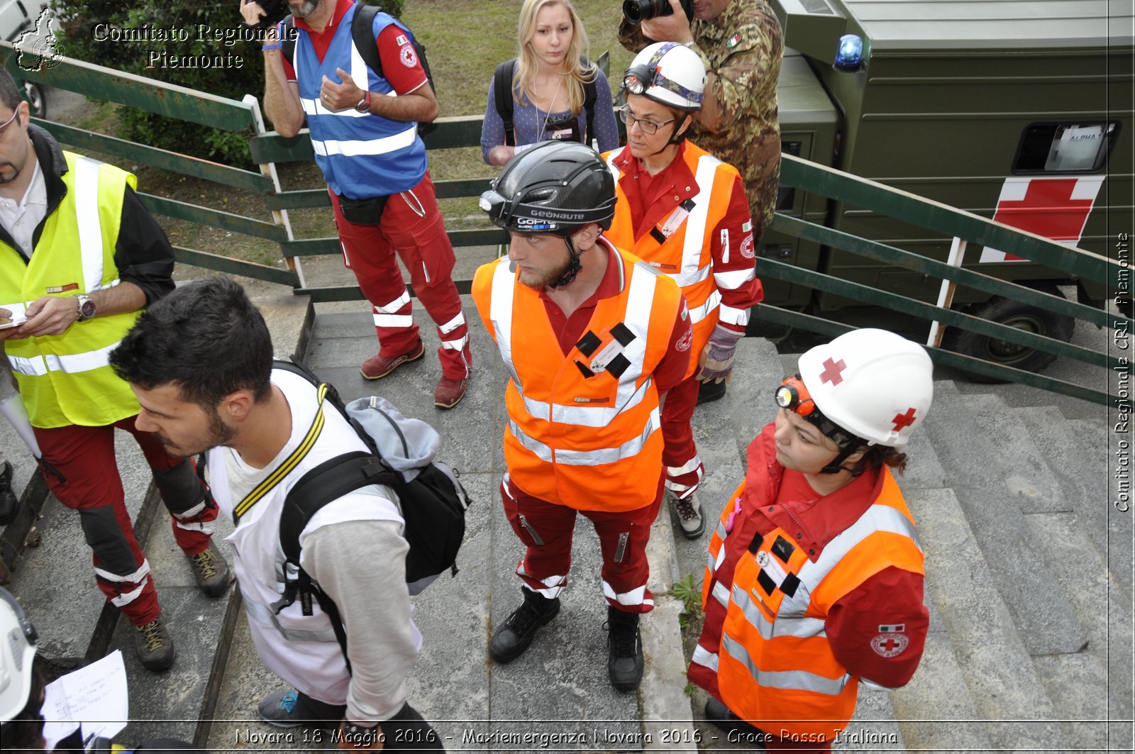 Novara 18 Maggio 2016 - Maxiemergenza Novara 2016 - Croce Rossa Italiana- Comitato Regionale del Piemonte