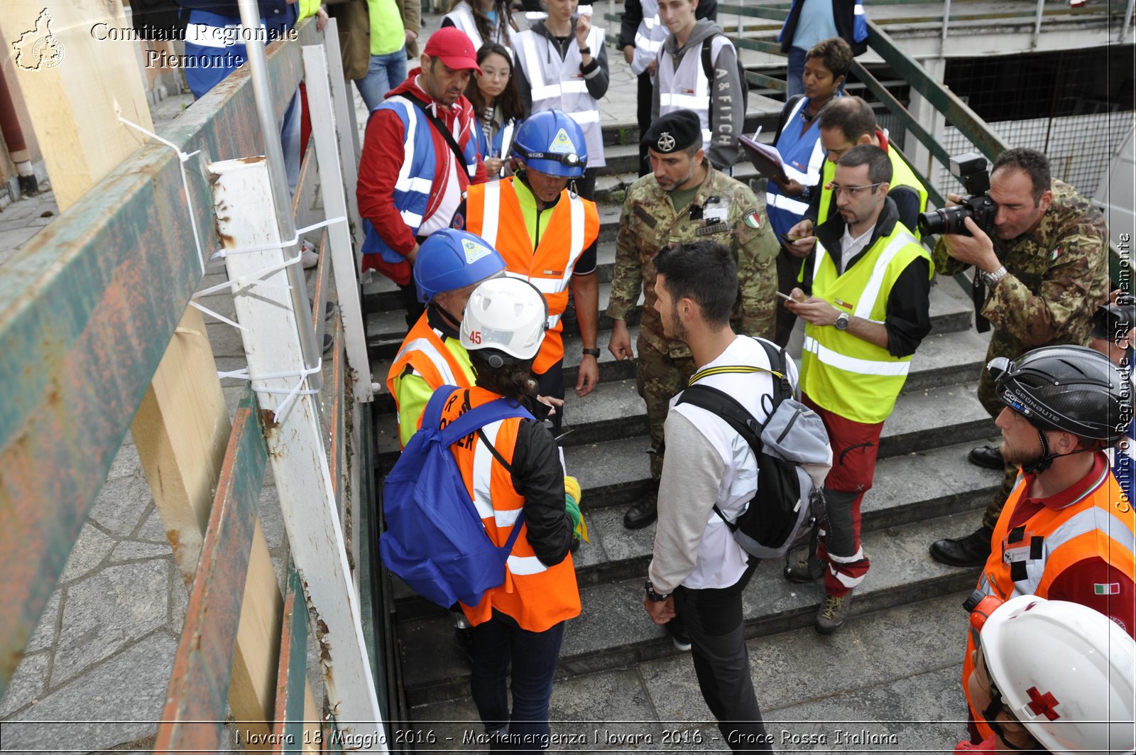 Novara 18 Maggio 2016 - Maxiemergenza Novara 2016 - Croce Rossa Italiana- Comitato Regionale del Piemonte