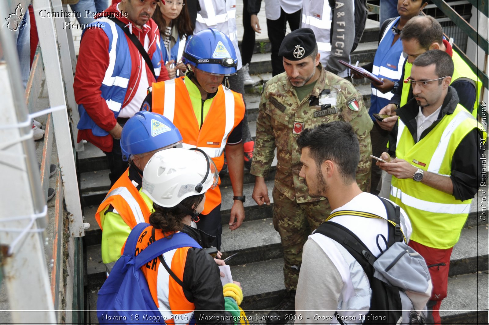 Novara 18 Maggio 2016 - Maxiemergenza Novara 2016 - Croce Rossa Italiana- Comitato Regionale del Piemonte