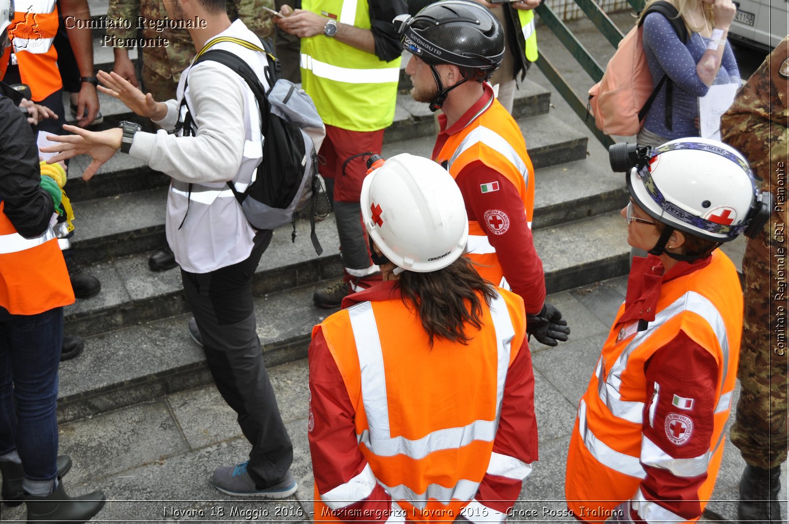 Novara 18 Maggio 2016 - Maxiemergenza Novara 2016 - Croce Rossa Italiana- Comitato Regionale del Piemonte