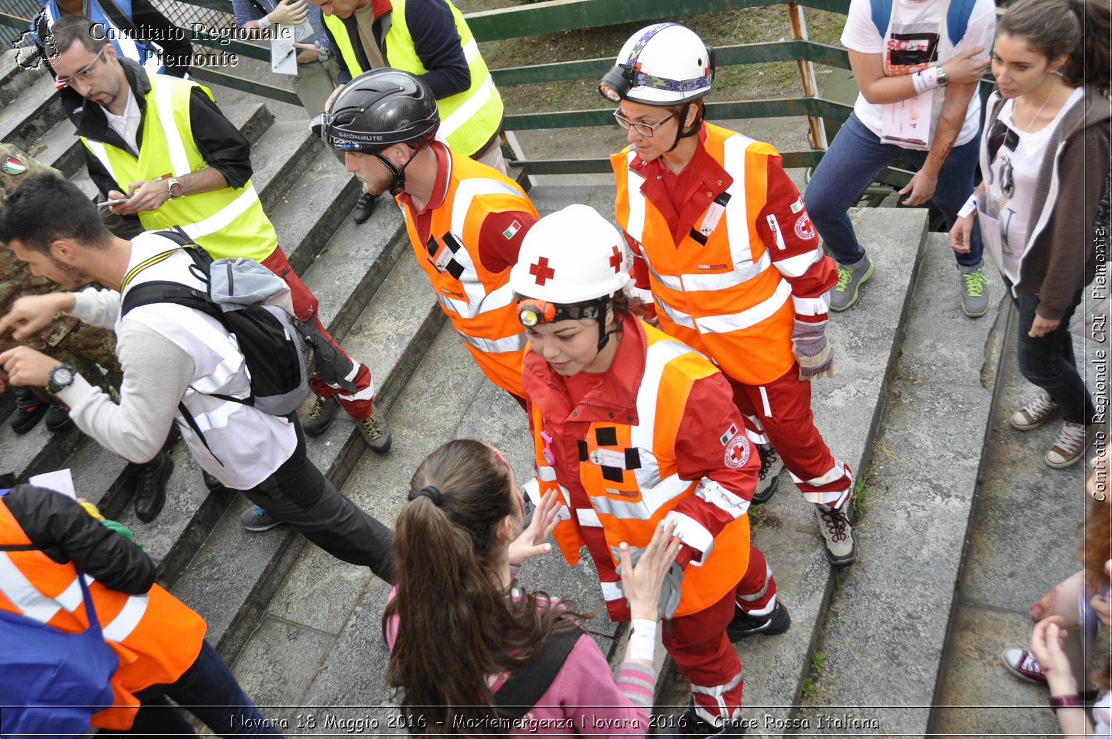 Novara 18 Maggio 2016 - Maxiemergenza Novara 2016 - Croce Rossa Italiana- Comitato Regionale del Piemonte