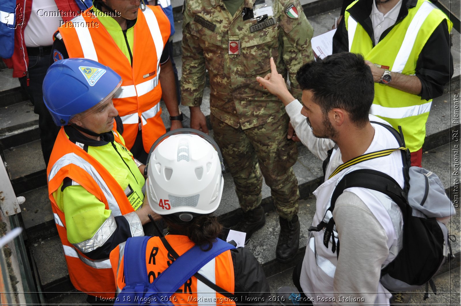 Novara 18 Maggio 2016 - Maxiemergenza Novara 2016 - Croce Rossa Italiana- Comitato Regionale del Piemonte