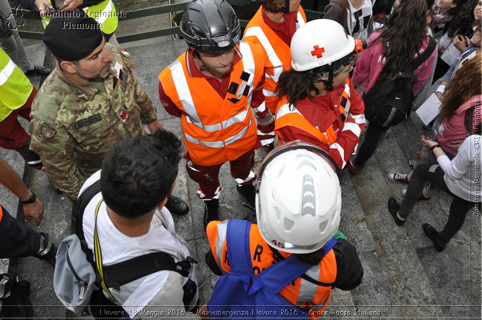 Novara 18 Maggio 2016 - Maxiemergenza Novara 2016 - Croce Rossa Italiana- Comitato Regionale del Piemonte