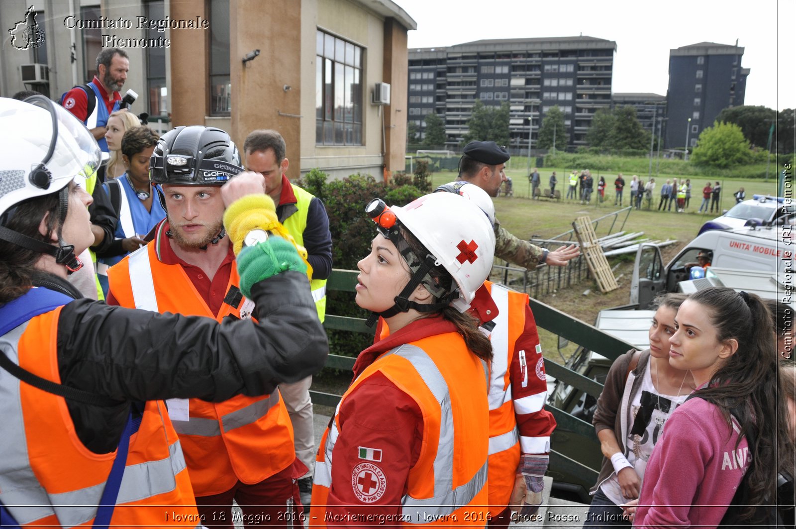 Novara 18 Maggio 2016 - Maxiemergenza Novara 2016 - Croce Rossa Italiana- Comitato Regionale del Piemonte