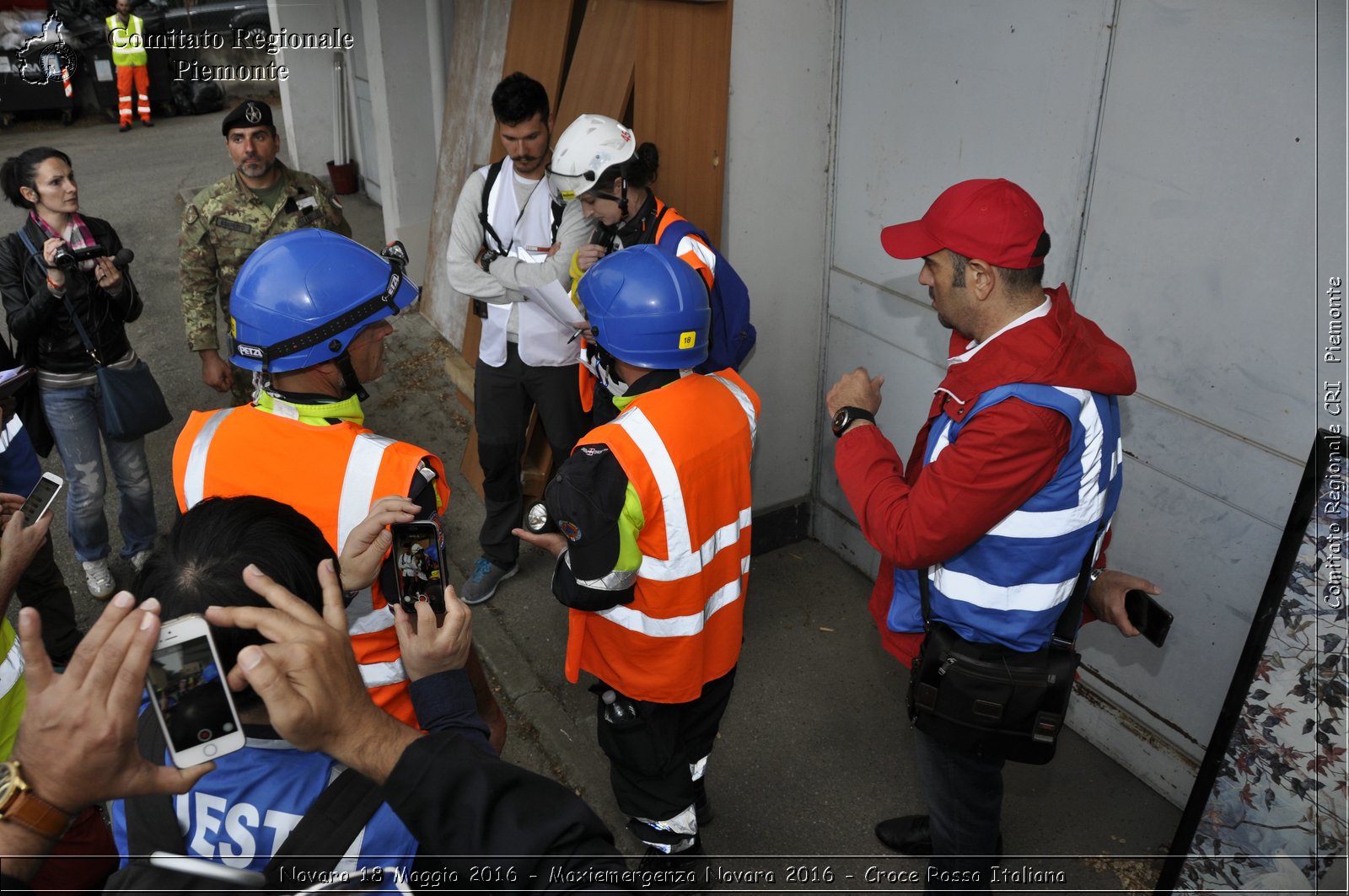 Novara 18 Maggio 2016 - Maxiemergenza Novara 2016 - Croce Rossa Italiana- Comitato Regionale del Piemonte