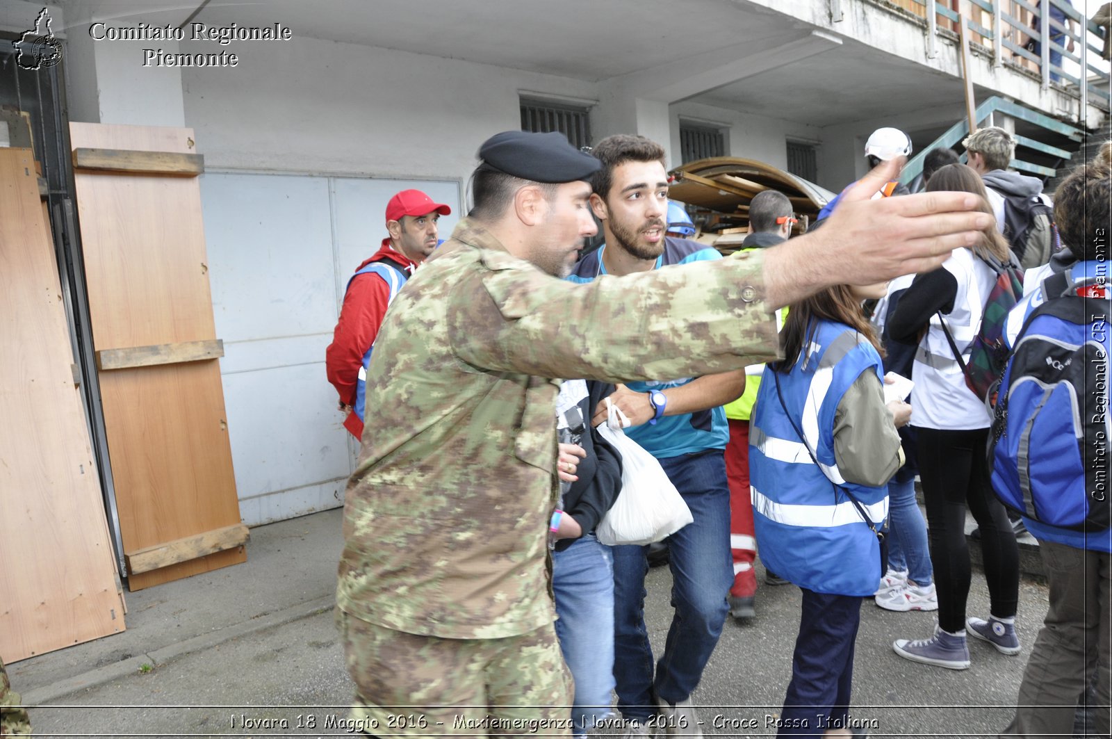 Novara 18 Maggio 2016 - Maxiemergenza Novara 2016 - Croce Rossa Italiana- Comitato Regionale del Piemonte