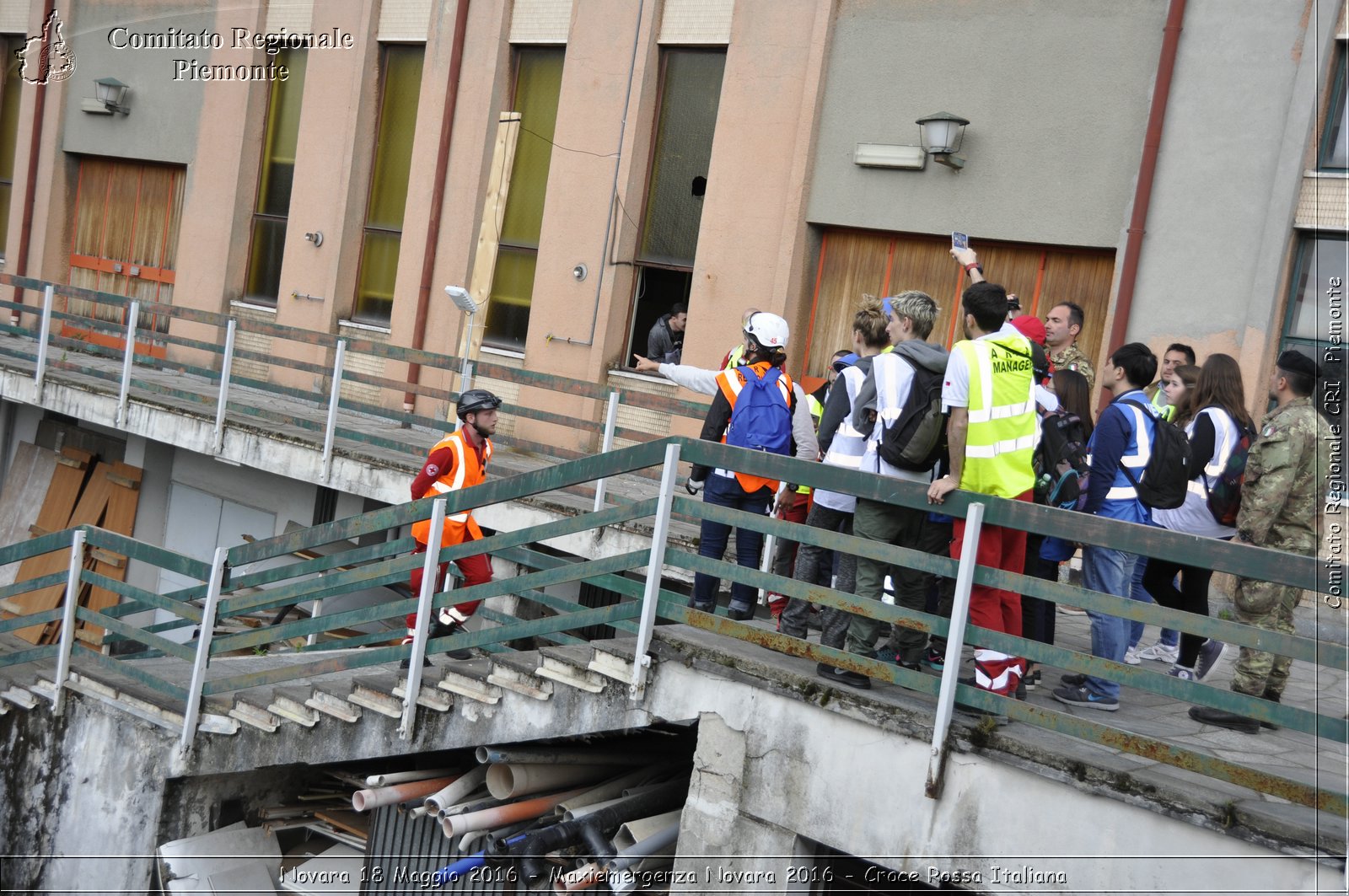 Novara 18 Maggio 2016 - Maxiemergenza Novara 2016 - Croce Rossa Italiana- Comitato Regionale del Piemonte