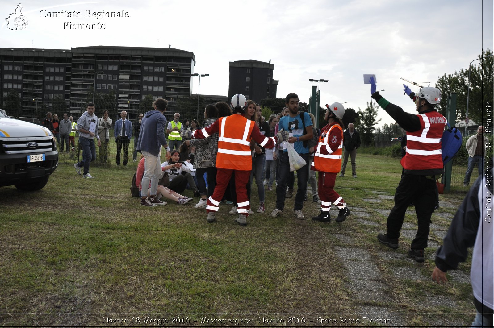 Novara 18 Maggio 2016 - Maxiemergenza Novara 2016 - Croce Rossa Italiana- Comitato Regionale del Piemonte