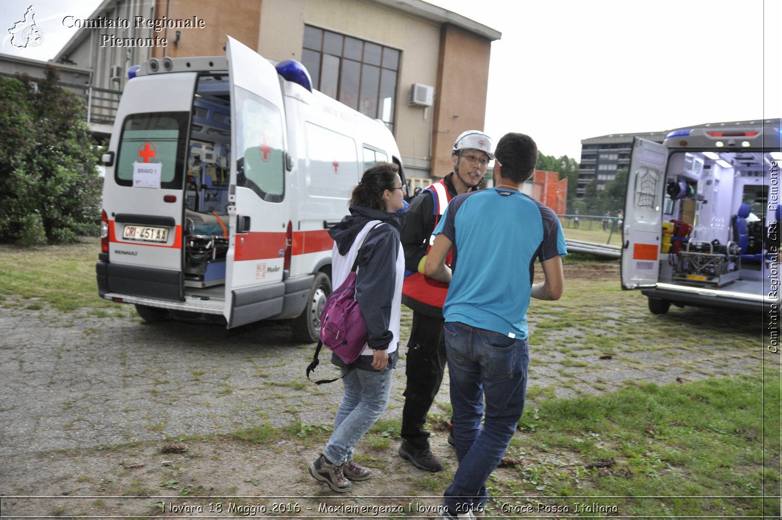 Novara 18 Maggio 2016 - Maxiemergenza Novara 2016 - Croce Rossa Italiana- Comitato Regionale del Piemonte