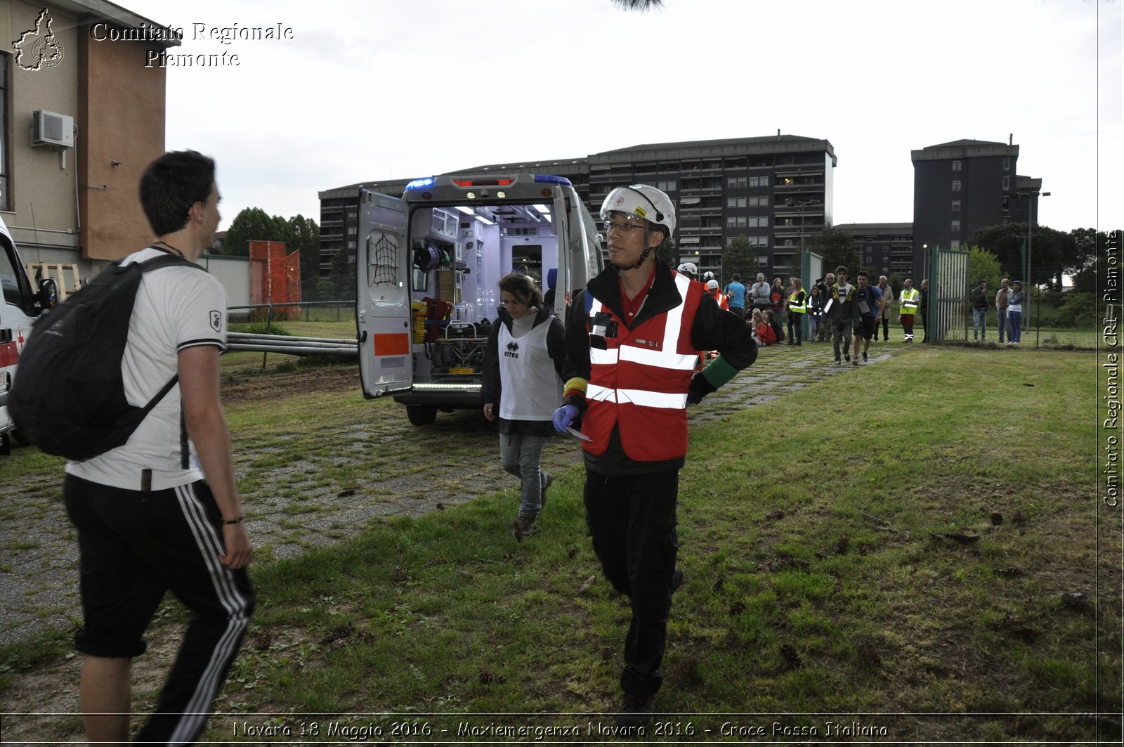 Novara 18 Maggio 2016 - Maxiemergenza Novara 2016 - Croce Rossa Italiana- Comitato Regionale del Piemonte