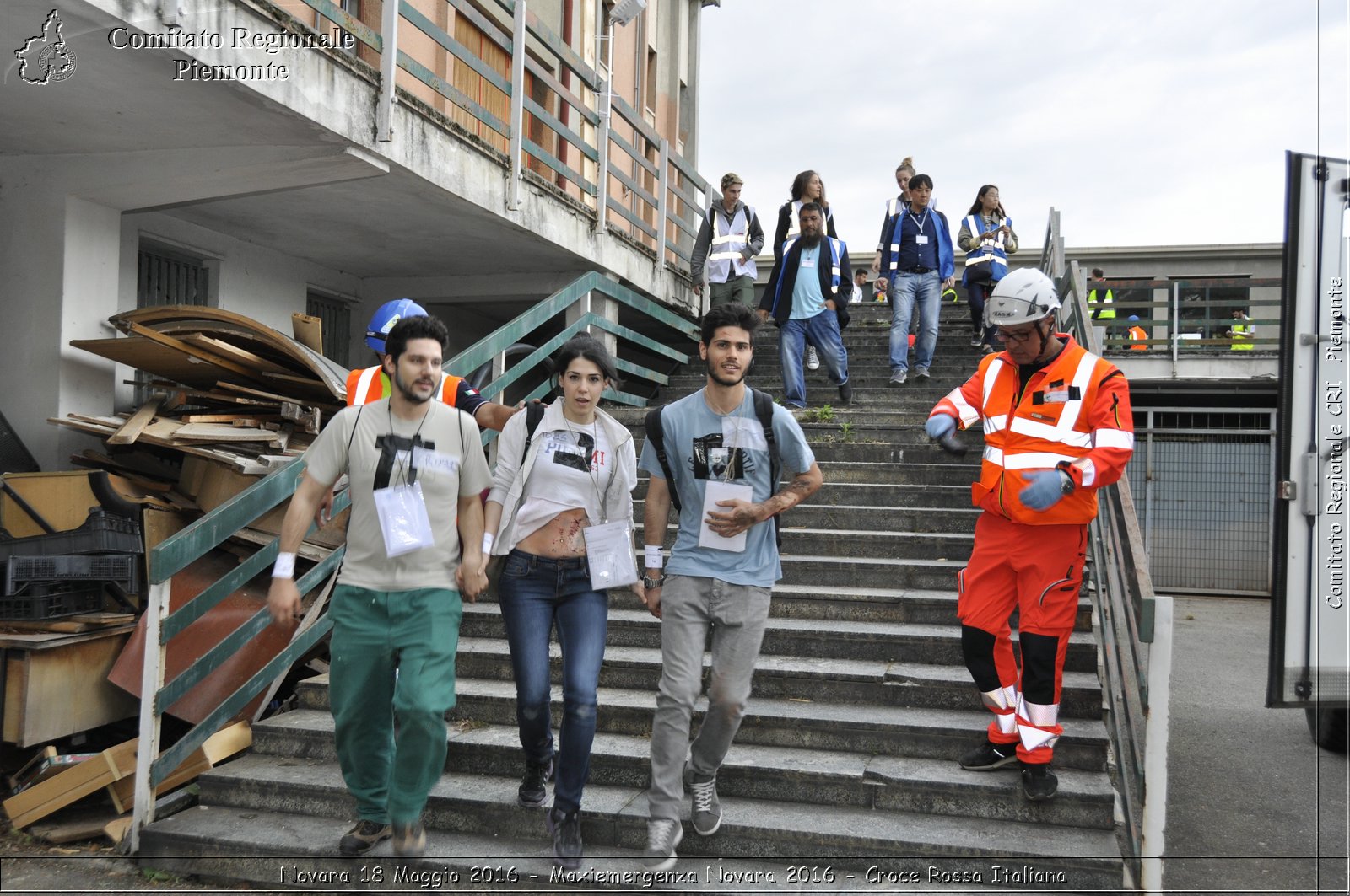 Novara 18 Maggio 2016 - Maxiemergenza Novara 2016 - Croce Rossa Italiana- Comitato Regionale del Piemonte