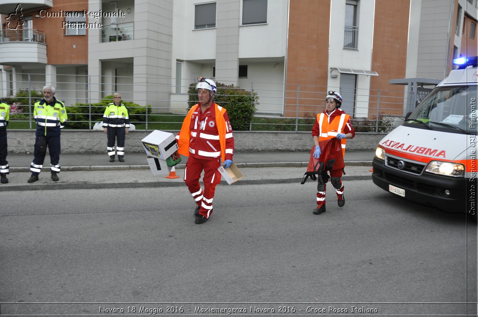 Novara 18 Maggio 2016 - Maxiemergenza Novara 2016 - Croce Rossa Italiana- Comitato Regionale del Piemonte