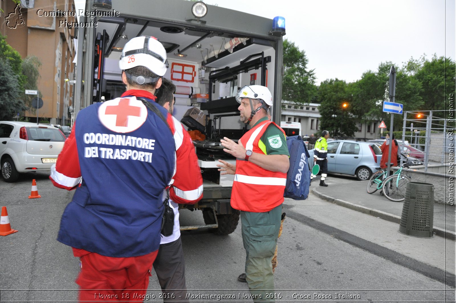 Novara 18 Maggio 2016 - Maxiemergenza Novara 2016 - Croce Rossa Italiana- Comitato Regionale del Piemonte