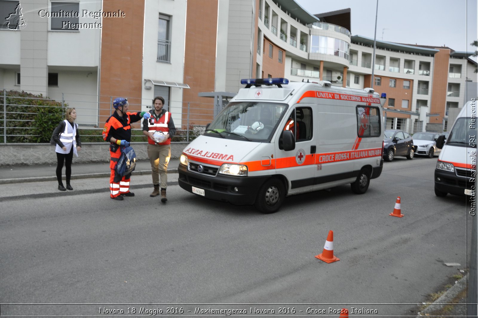 Novara 18 Maggio 2016 - Maxiemergenza Novara 2016 - Croce Rossa Italiana- Comitato Regionale del Piemonte