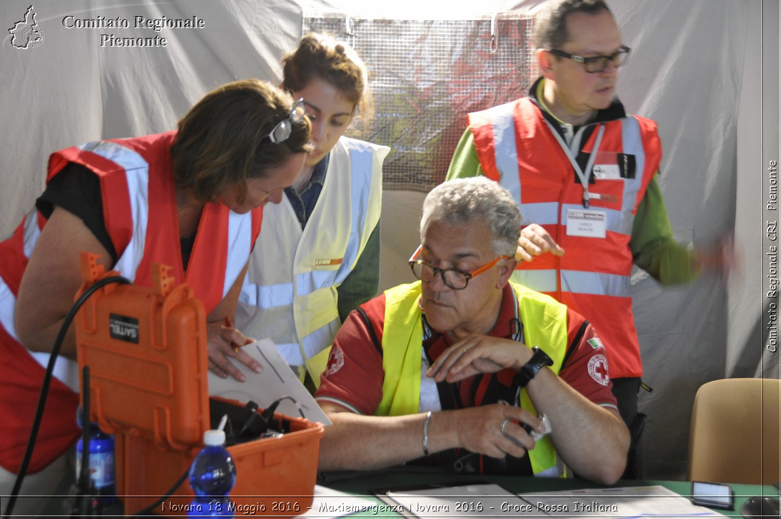 Novara 18 Maggio 2016 - Maxiemergenza Novara 2016 - Croce Rossa Italiana- Comitato Regionale del Piemonte