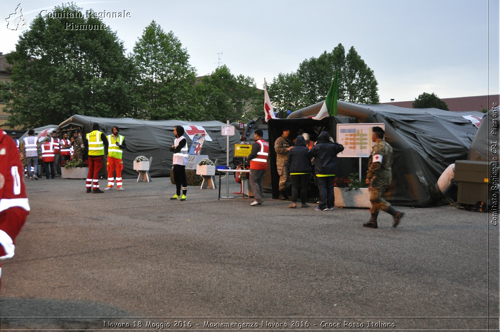 Novara 18 Maggio 2016 - Maxiemergenza Novara 2016 - Croce Rossa Italiana- Comitato Regionale del Piemonte