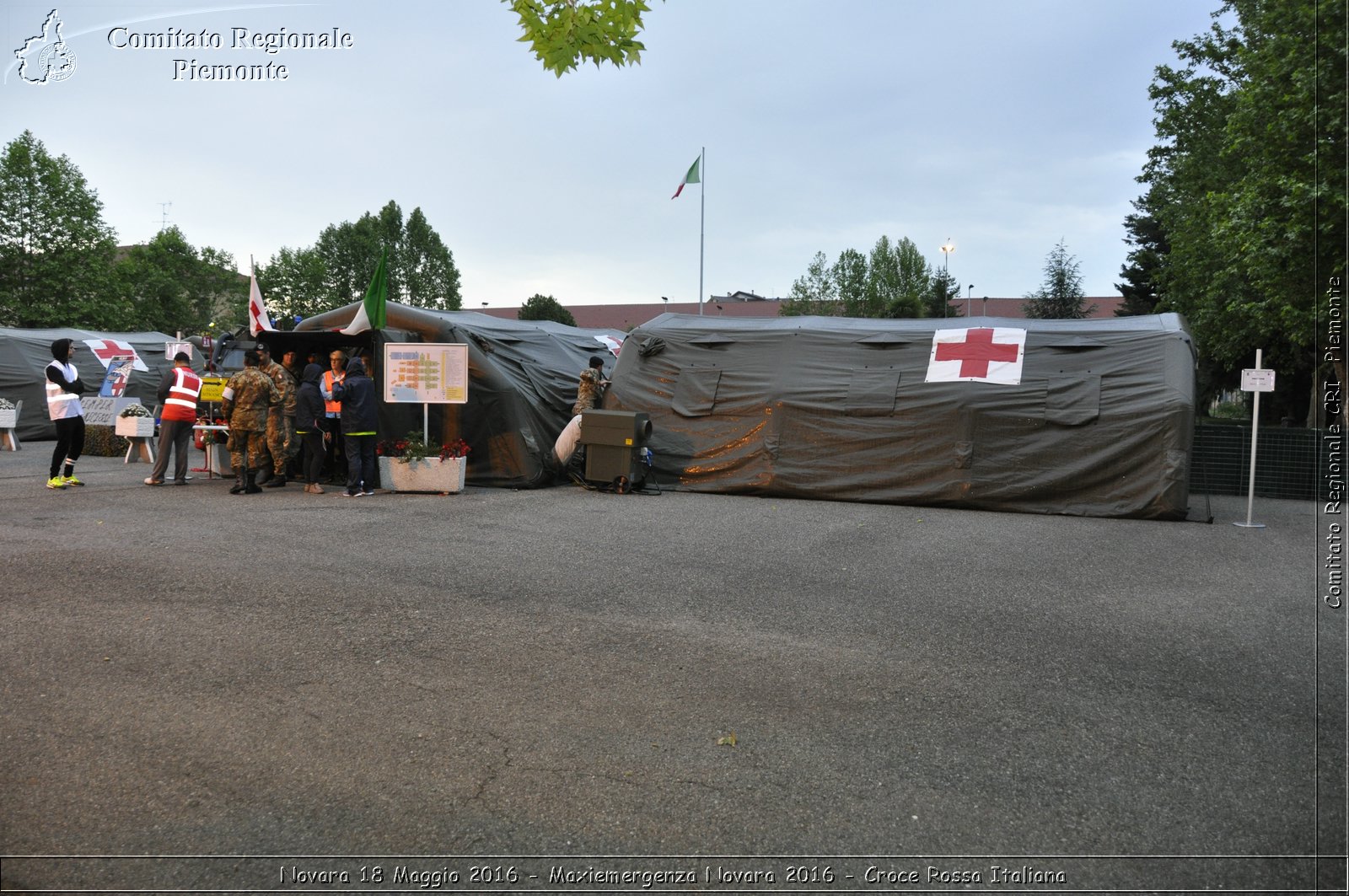 Novara 18 Maggio 2016 - Maxiemergenza Novara 2016 - Croce Rossa Italiana- Comitato Regionale del Piemonte