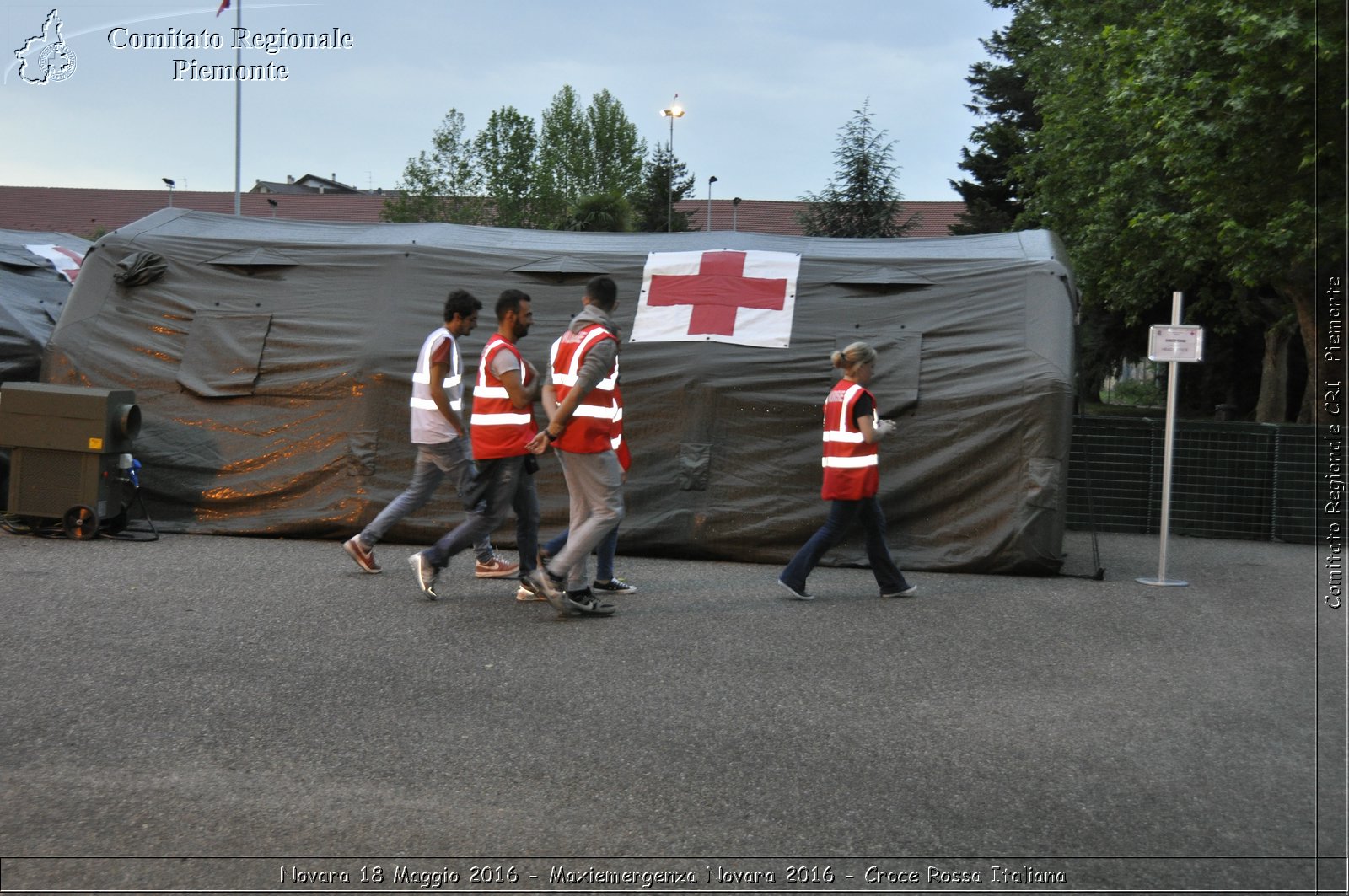 Novara 18 Maggio 2016 - Maxiemergenza Novara 2016 - Croce Rossa Italiana- Comitato Regionale del Piemonte