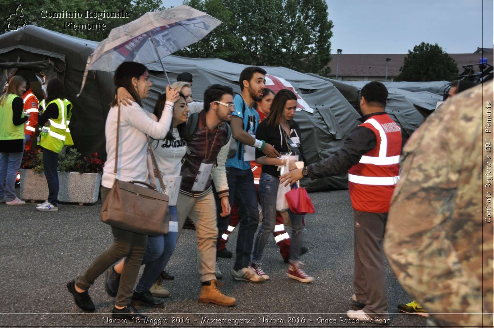 Novara 18 Maggio 2016 - Maxiemergenza Novara 2016 - Croce Rossa Italiana- Comitato Regionale del Piemonte