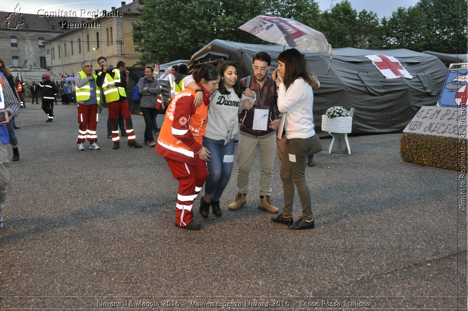 Novara 18 Maggio 2016 - Maxiemergenza Novara 2016 - Croce Rossa Italiana- Comitato Regionale del Piemonte