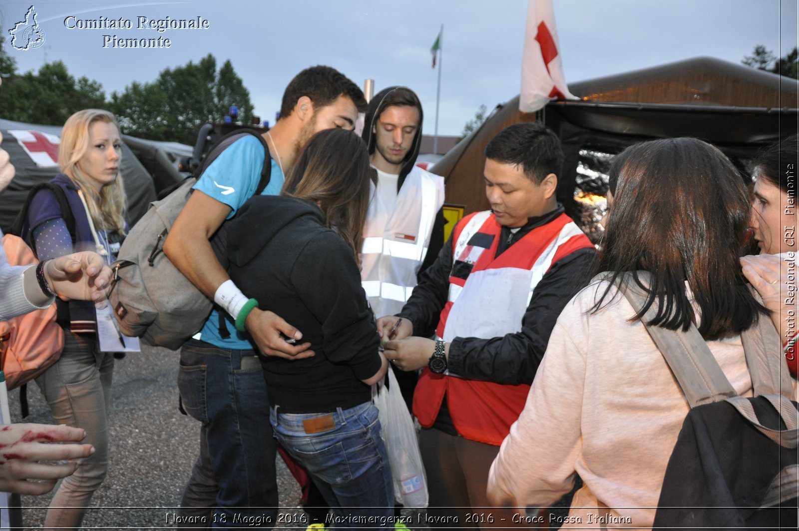 Novara 18 Maggio 2016 - Maxiemergenza Novara 2016 - Croce Rossa Italiana- Comitato Regionale del Piemonte