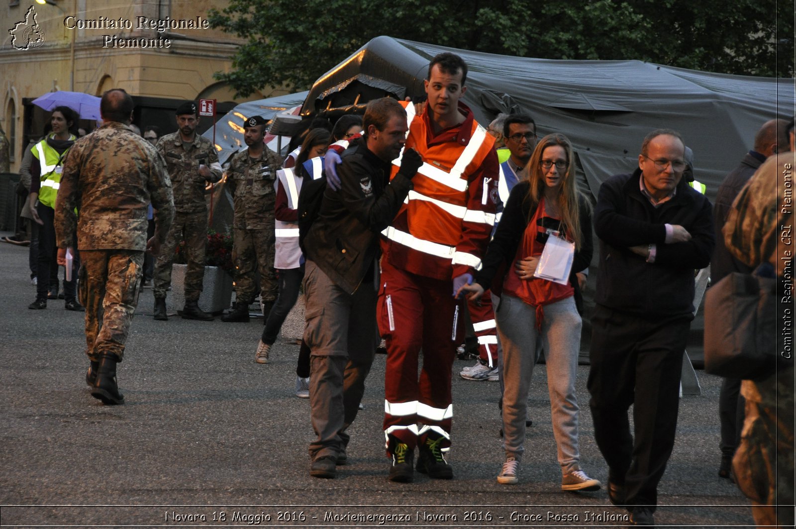 Novara 18 Maggio 2016 - Maxiemergenza Novara 2016 - Croce Rossa Italiana- Comitato Regionale del Piemonte