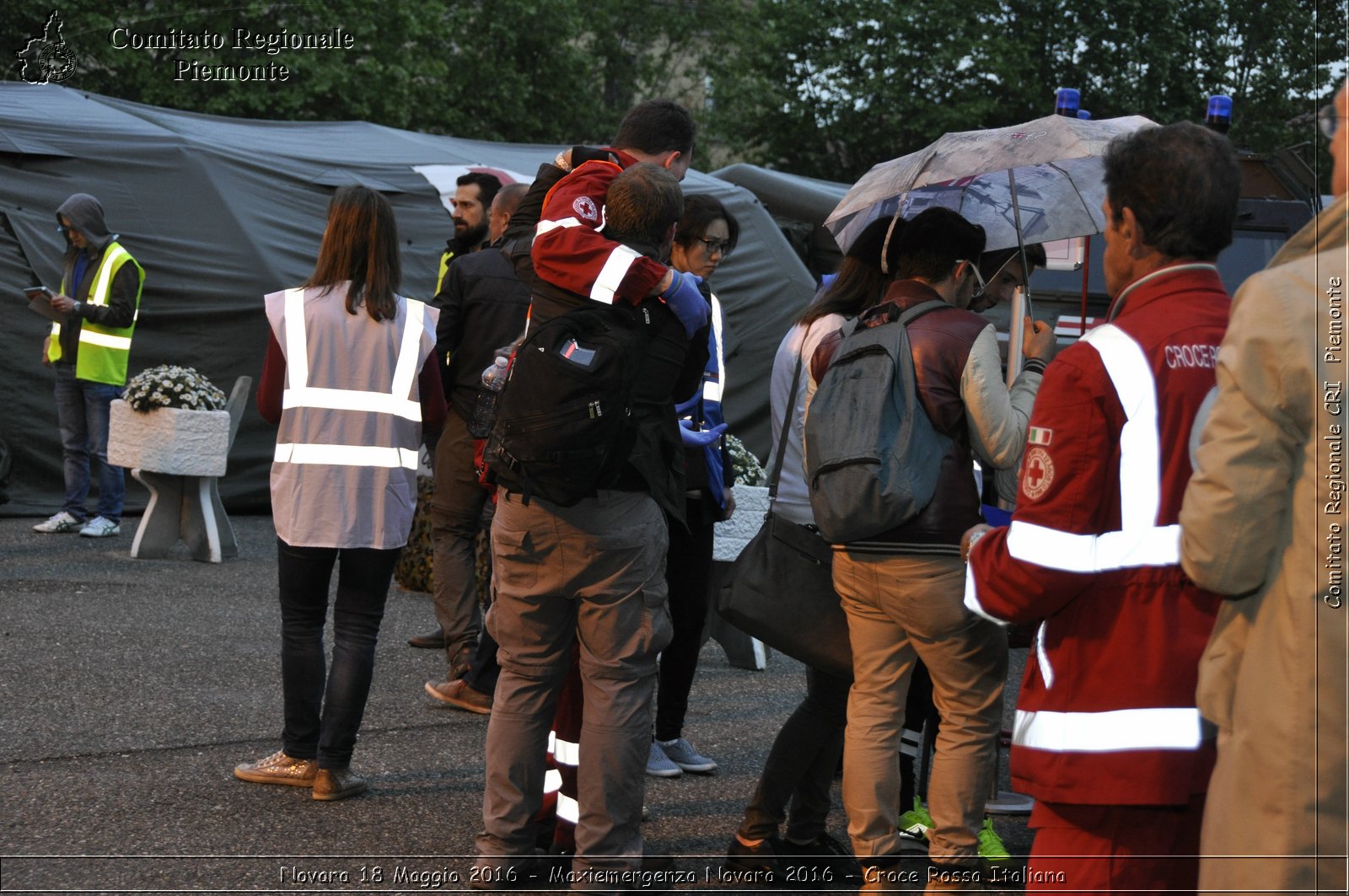 Novara 18 Maggio 2016 - Maxiemergenza Novara 2016 - Croce Rossa Italiana- Comitato Regionale del Piemonte