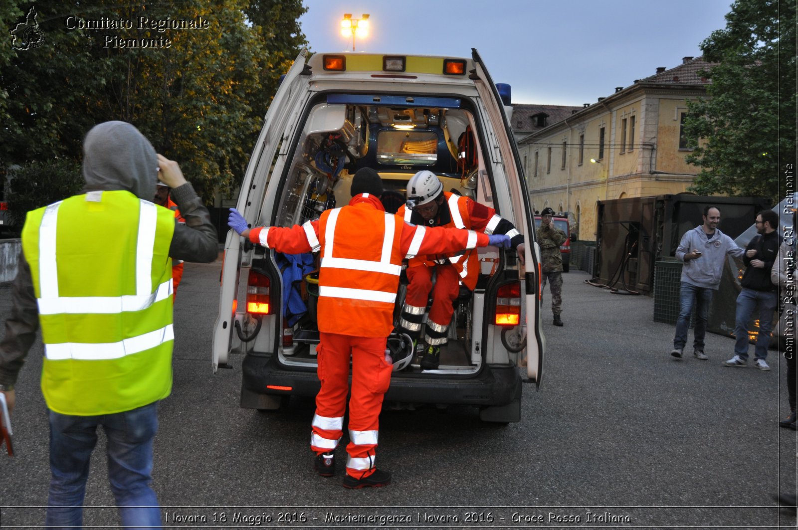 Novara 18 Maggio 2016 - Maxiemergenza Novara 2016 - Croce Rossa Italiana- Comitato Regionale del Piemonte