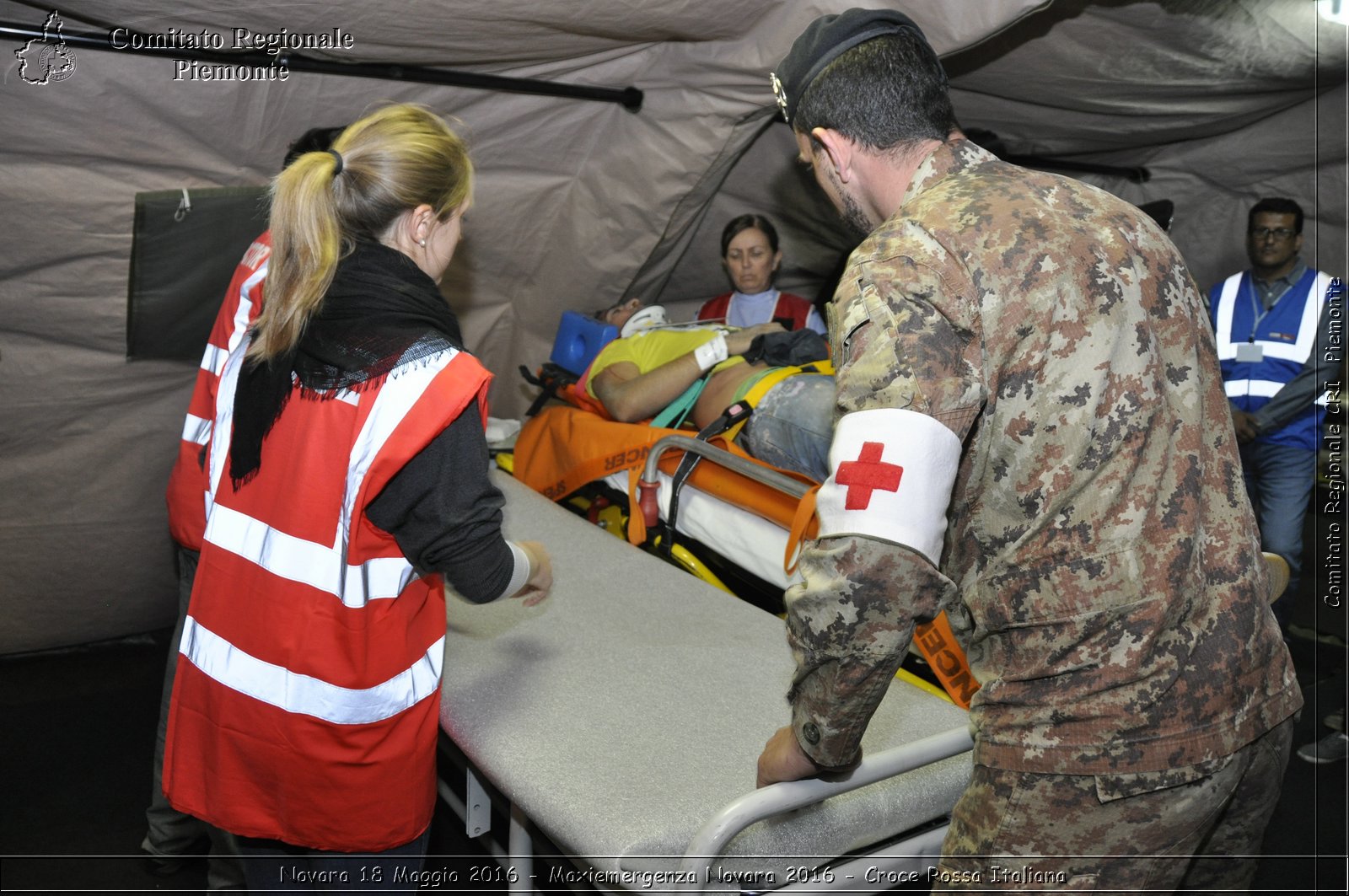 Novara 18 Maggio 2016 - Maxiemergenza Novara 2016 - Croce Rossa Italiana- Comitato Regionale del Piemonte