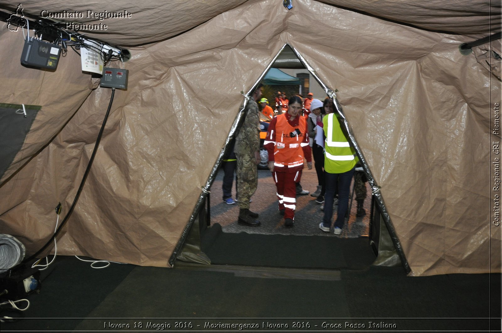 Novara 18 Maggio 2016 - Maxiemergenza Novara 2016 - Croce Rossa Italiana- Comitato Regionale del Piemonte