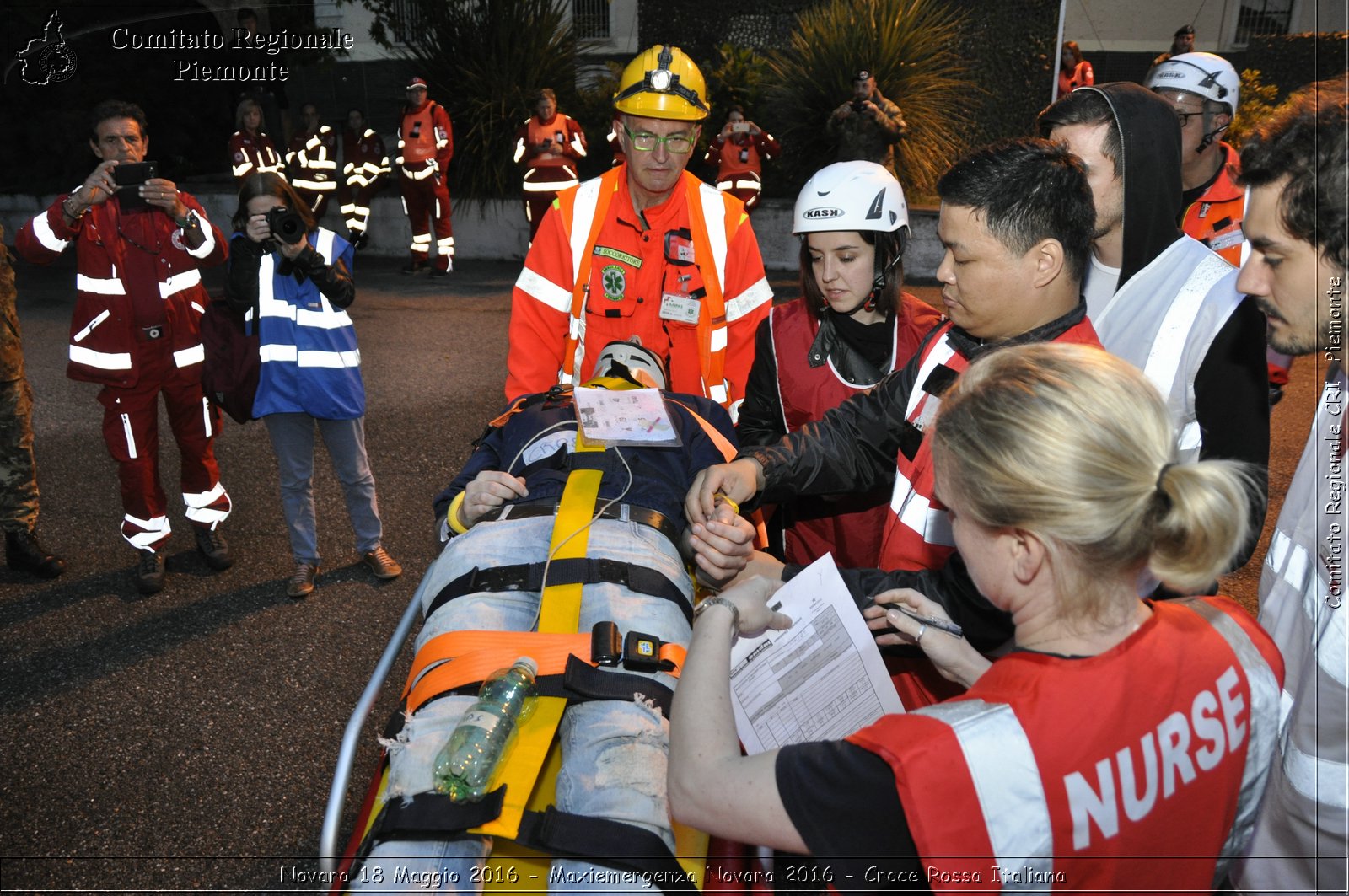 Novara 18 Maggio 2016 - Maxiemergenza Novara 2016 - Croce Rossa Italiana- Comitato Regionale del Piemonte