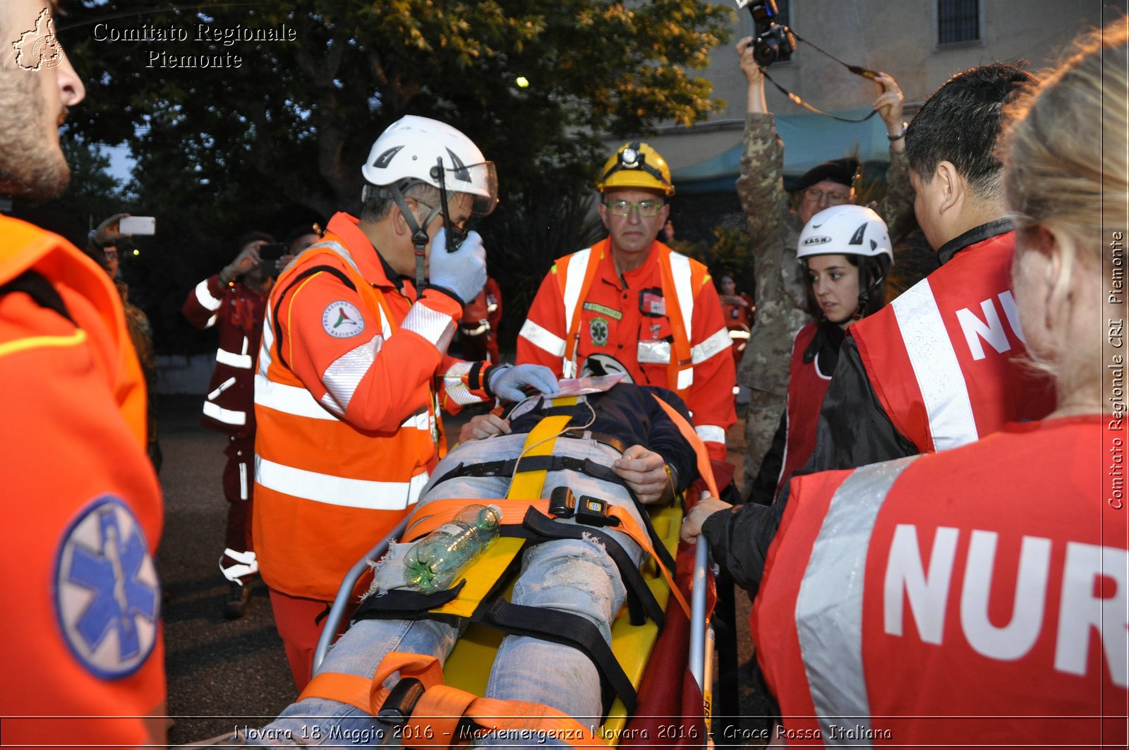 Novara 18 Maggio 2016 - Maxiemergenza Novara 2016 - Croce Rossa Italiana- Comitato Regionale del Piemonte