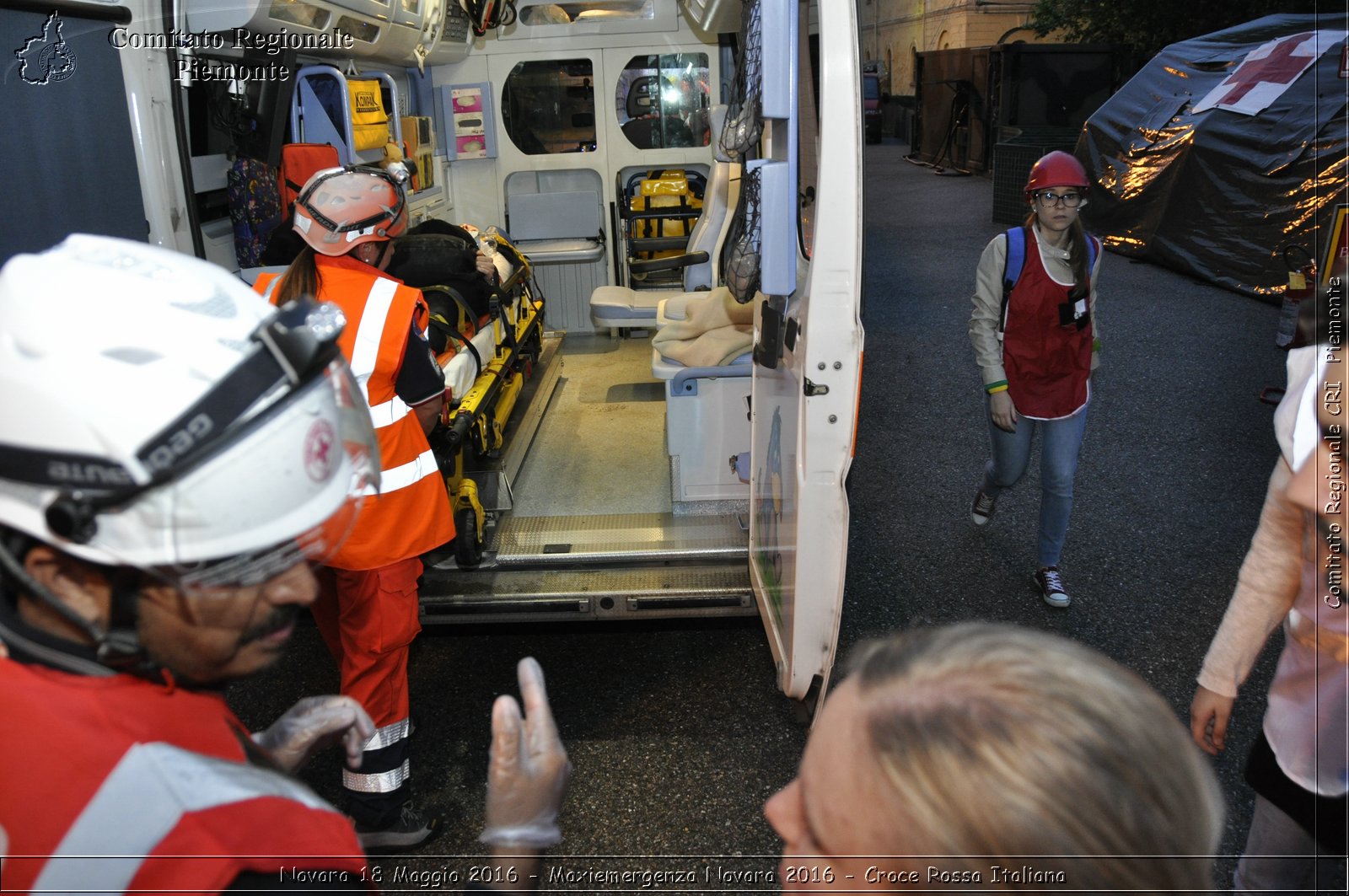 Novara 18 Maggio 2016 - Maxiemergenza Novara 2016 - Croce Rossa Italiana- Comitato Regionale del Piemonte