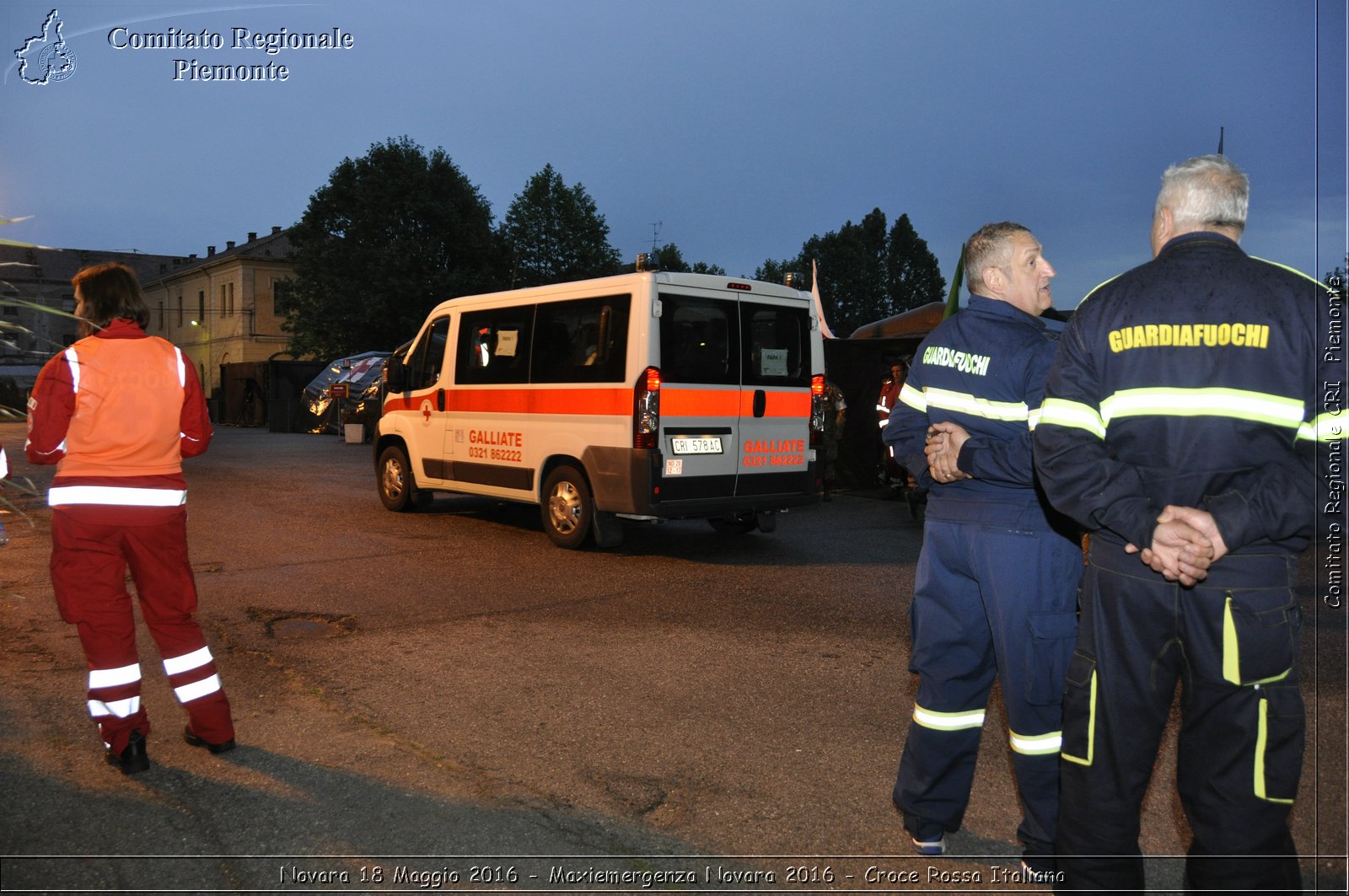 Novara 18 Maggio 2016 - Maxiemergenza Novara 2016 - Croce Rossa Italiana- Comitato Regionale del Piemonte