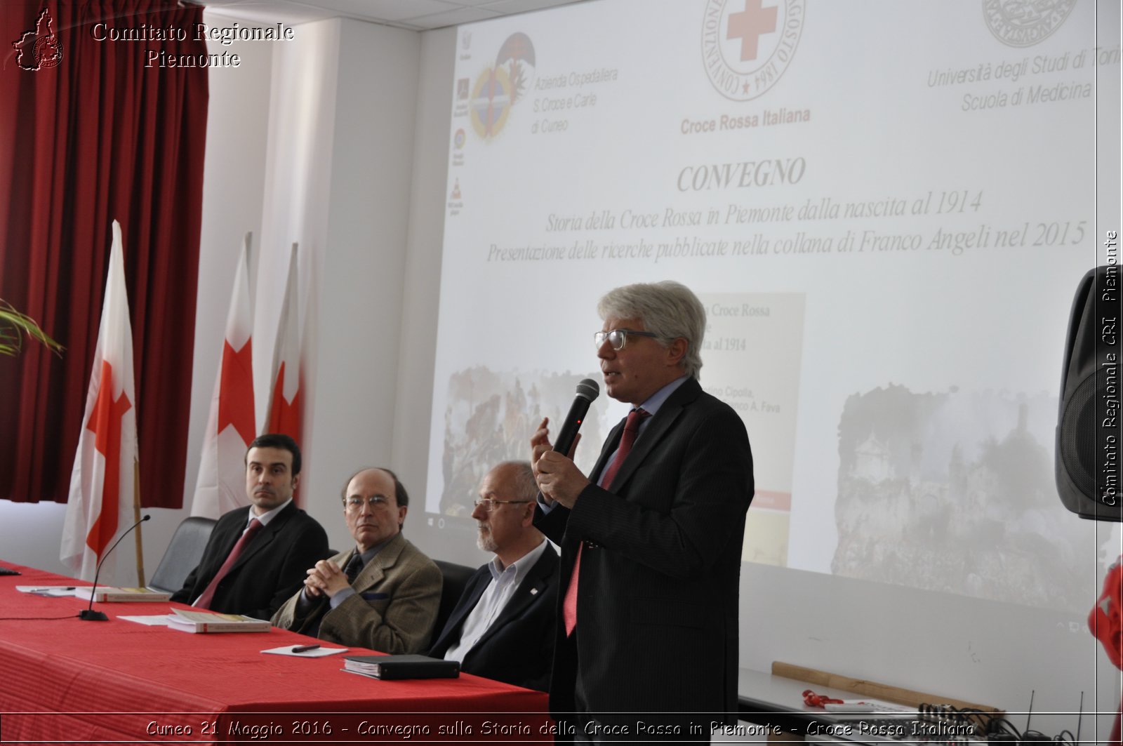 Cuneo 21 Maggio 2016 - Convegno sulla Storia della Croce Rossa - Croce Rossa Italiana- Comitato Regionale del Piemonte