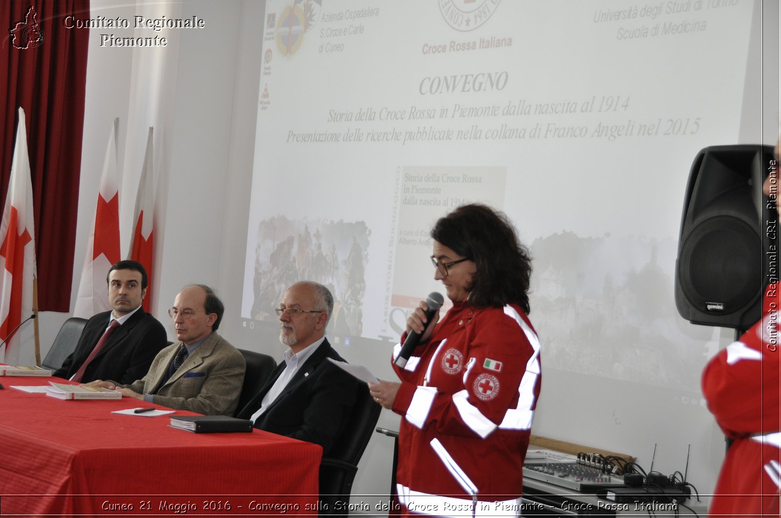 Cuneo 21 Maggio 2016 - Convegno sulla Storia della Croce Rossa - Croce Rossa Italiana- Comitato Regionale del Piemonte