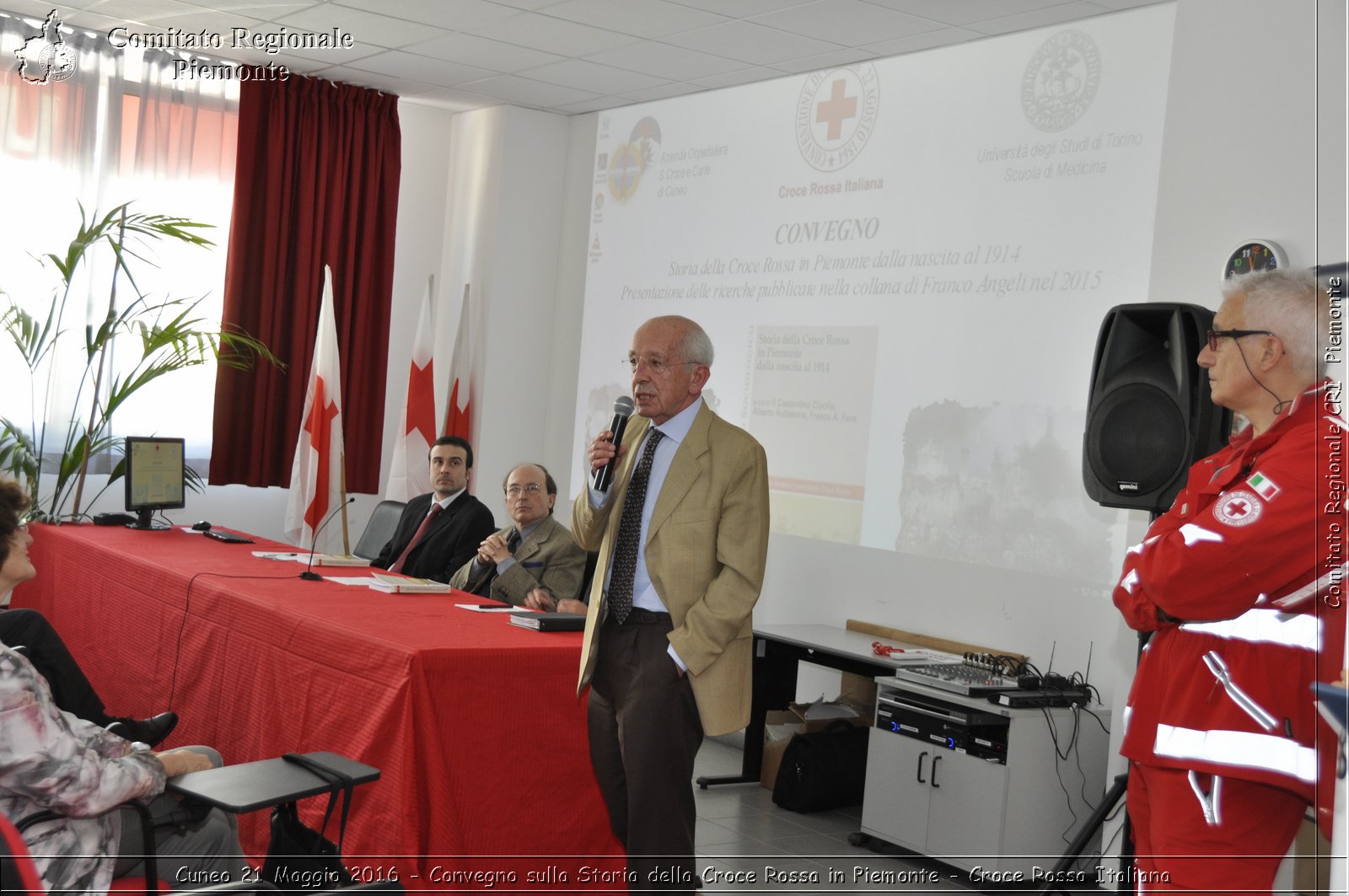 Cuneo 21 Maggio 2016 - Convegno sulla Storia della Croce Rossa - Croce Rossa Italiana- Comitato Regionale del Piemonte