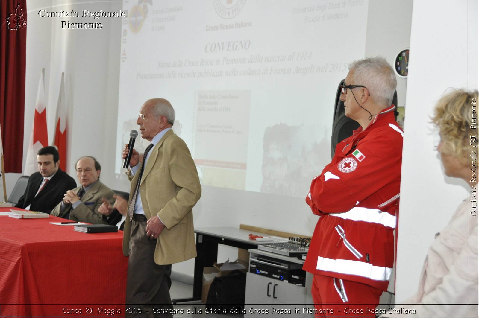 Cuneo 21 Maggio 2016 - Convegno sulla Storia della Croce Rossa - Croce Rossa Italiana- Comitato Regionale del Piemonte