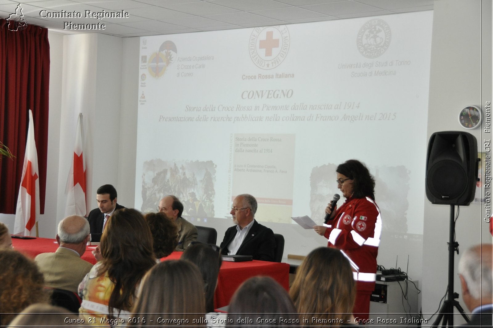 Cuneo 21 Maggio 2016 - Convegno sulla Storia della Croce Rossa - Croce Rossa Italiana- Comitato Regionale del Piemonte