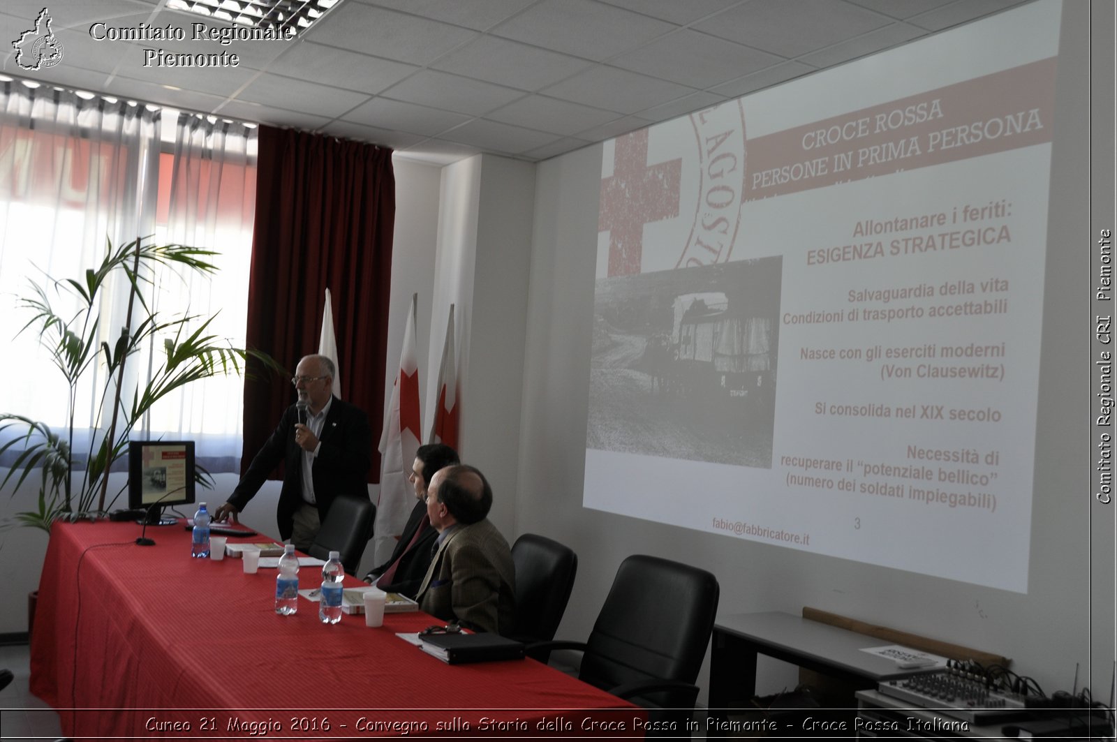 Cuneo 21 Maggio 2016 - Convegno sulla Storia della Croce Rossa - Croce Rossa Italiana- Comitato Regionale del Piemonte