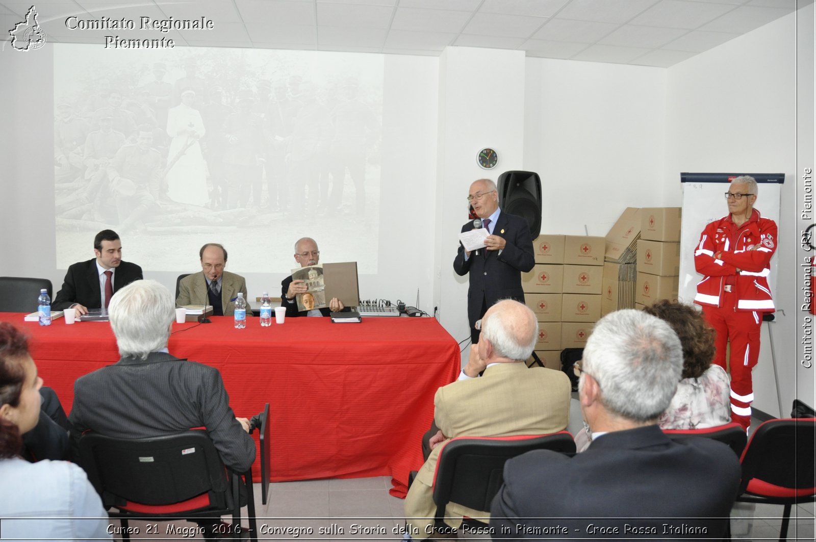 Cuneo 21 Maggio 2016 - Convegno sulla Storia della Croce Rossa - Croce Rossa Italiana- Comitato Regionale del Piemonte