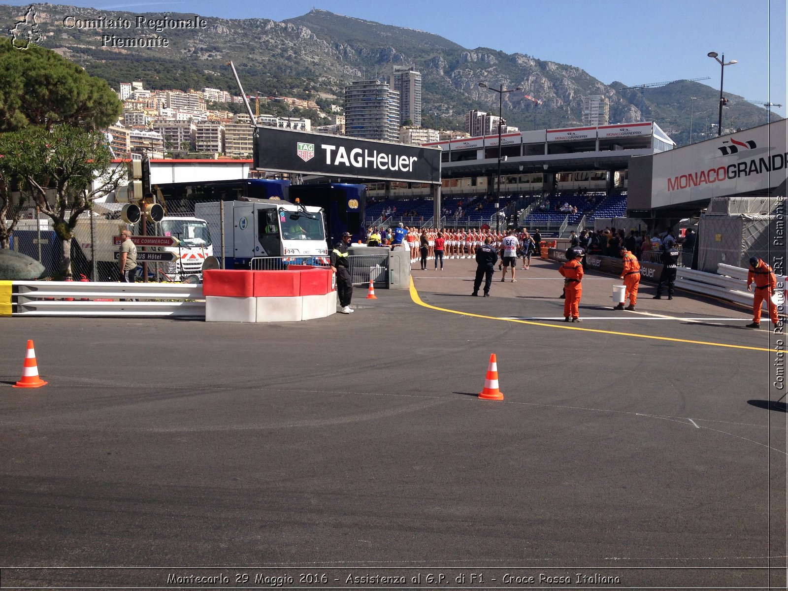 Montecarlo 29 Maggio 2016 - Assistenza al G.P. di F1 - Croce Rossa Italiana- Comitato Regionale del Piemonte