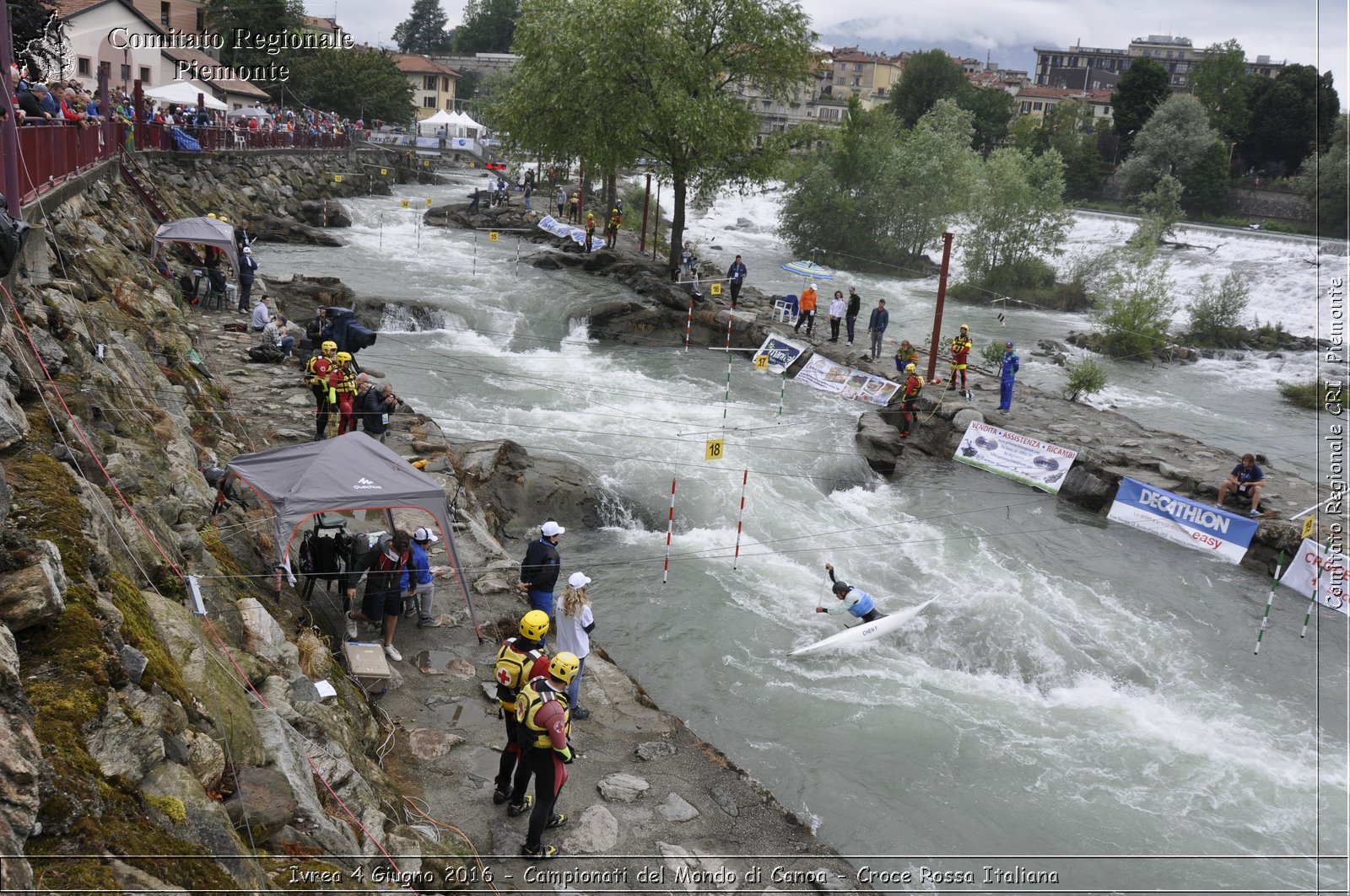 Ivrea 4 Giugno 2016 - Campionati del Mondo di Canoa - Croce Rossa Italiana- Comitato Regionale del Piemonte