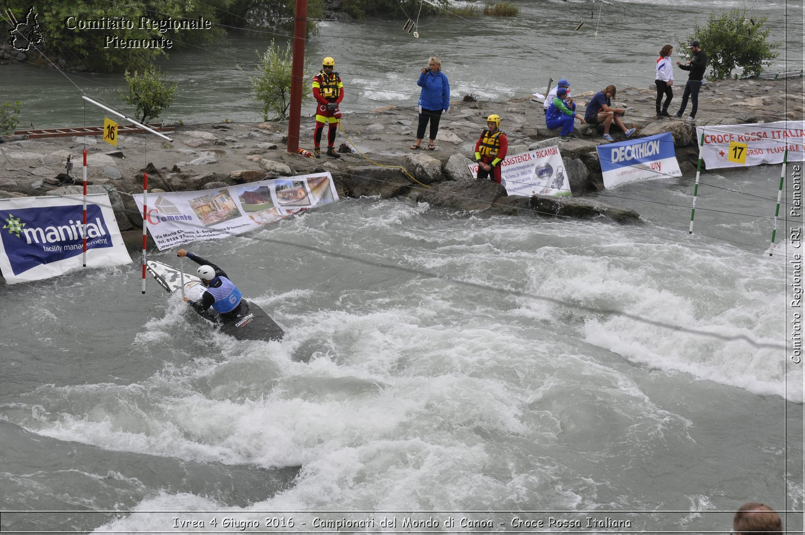 Ivrea 4 Giugno 2016 - Campionati del Mondo di Canoa - Croce Rossa Italiana- Comitato Regionale del Piemonte