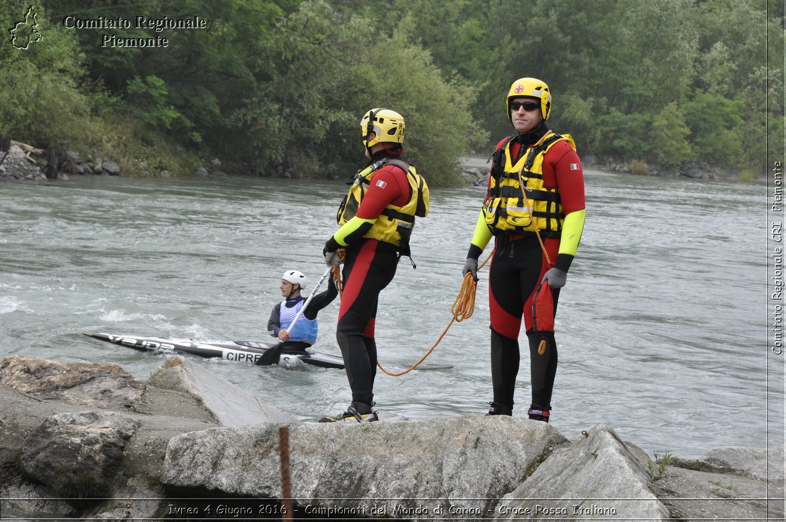 Ivrea 4 Giugno 2016 - Campionati del Mondo di Canoa - Croce Rossa Italiana- Comitato Regionale del Piemonte