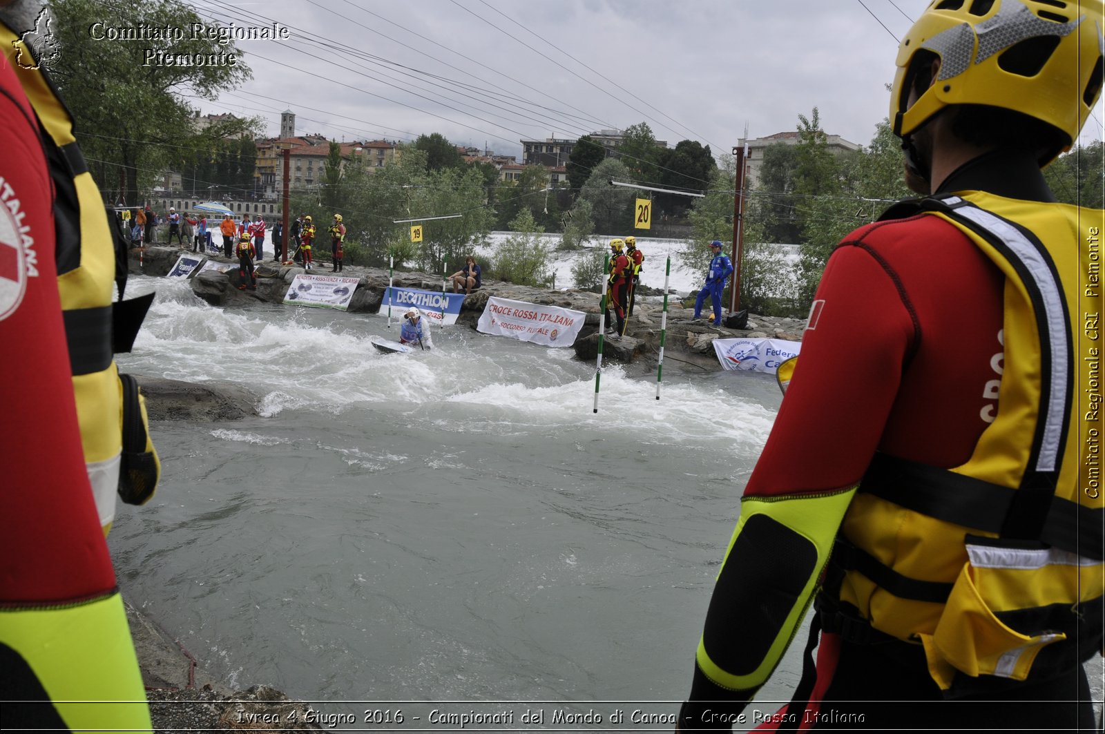 Ivrea 4 Giugno 2016 - Campionati del Mondo di Canoa - Croce Rossa Italiana- Comitato Regionale del Piemonte