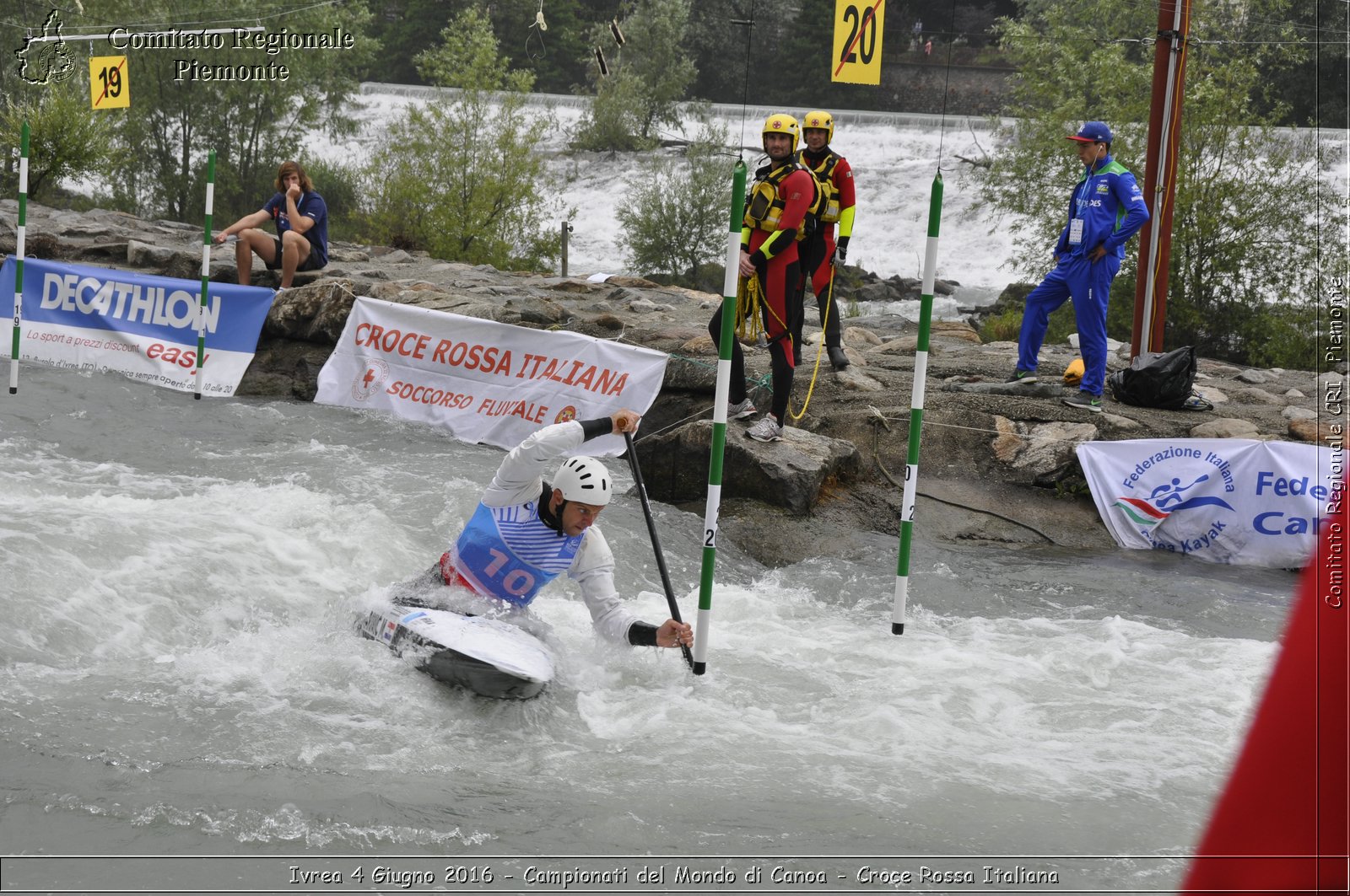 Ivrea 4 Giugno 2016 - Campionati del Mondo di Canoa - Croce Rossa Italiana- Comitato Regionale del Piemonte