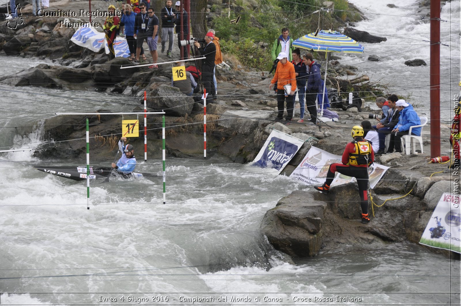 Ivrea 4 Giugno 2016 - Campionati del Mondo di Canoa - Croce Rossa Italiana- Comitato Regionale del Piemonte