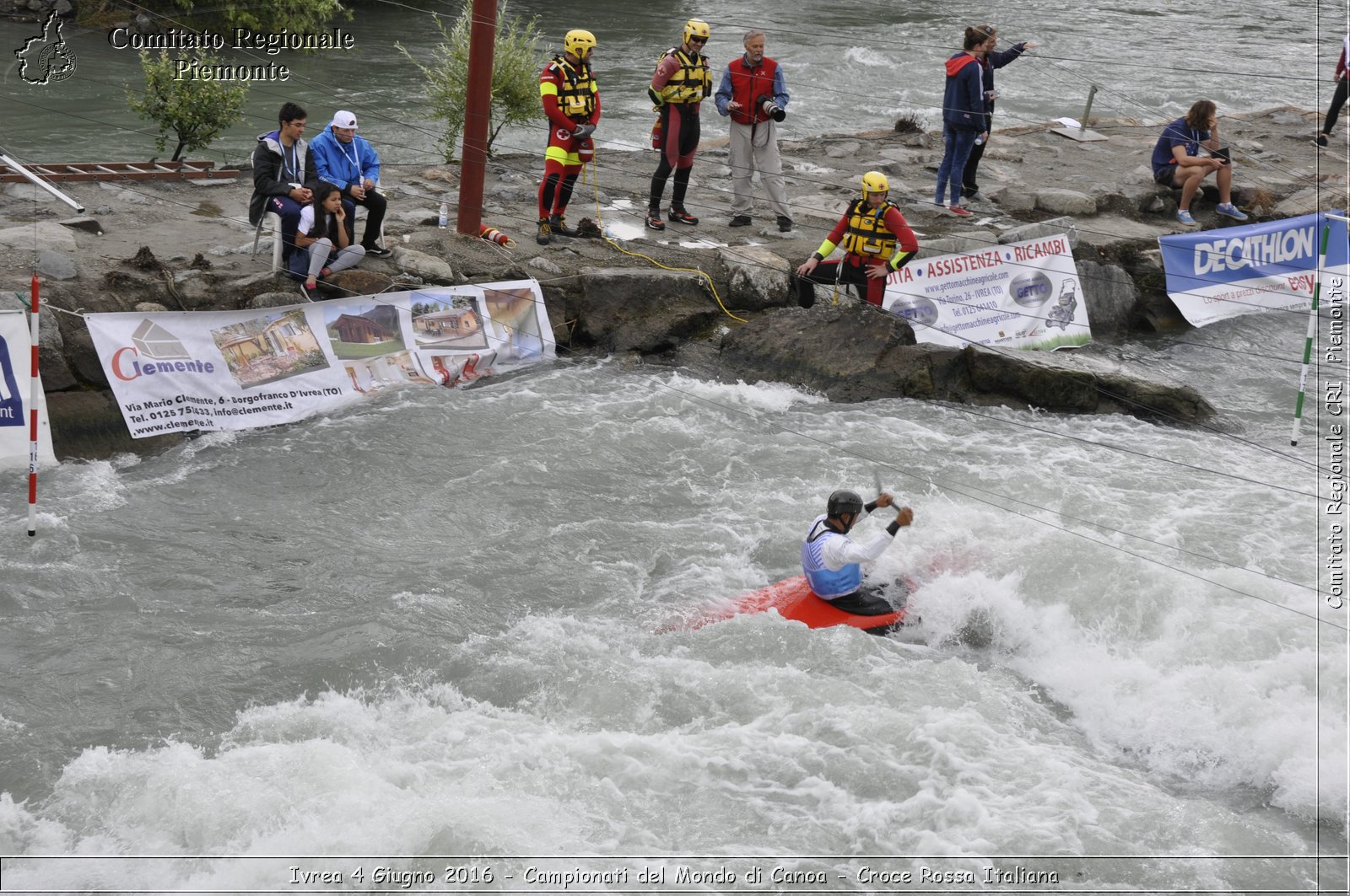 Ivrea 4 Giugno 2016 - Campionati del Mondo di Canoa - Croce Rossa Italiana- Comitato Regionale del Piemonte